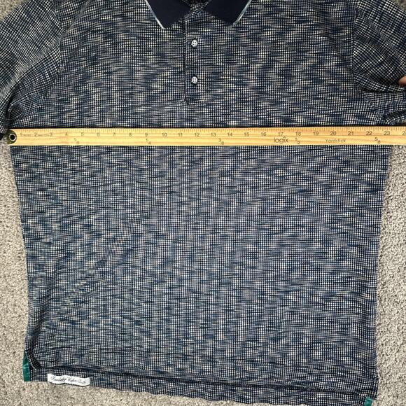 Robert Graham Shirt Mens XL Classic Fit Geometric Blur Print Cuffed Preppy - Picture 5 of 6